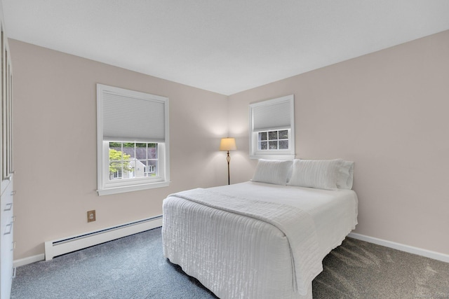 36 Holly Ln, Middletown, CT 06457 - carpeted bedroom with a baseboard radiator and baseboards