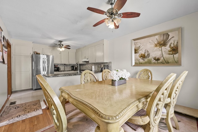 3 Jeffrey Alan Dr, Manchester, CT 06042 - dining space with a ceiling fan