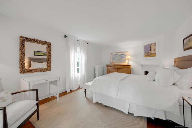 6 Prescott Ln, Greenwich, CT 06830 - bedroom with radiator and light wood finished floors