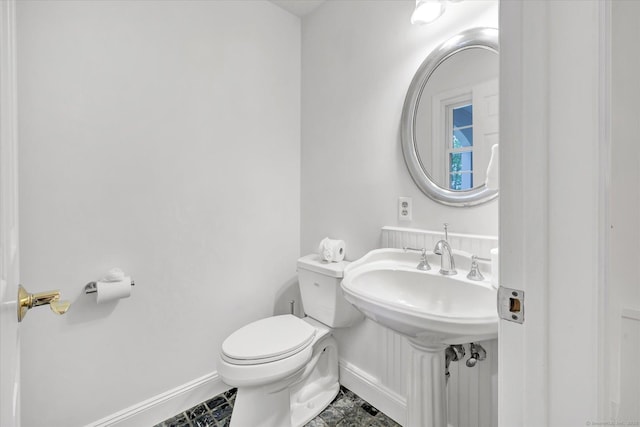 6 Cavray Rd, Norwalk, CT 06855 - bathroom with baseboards, toilet, and a sink