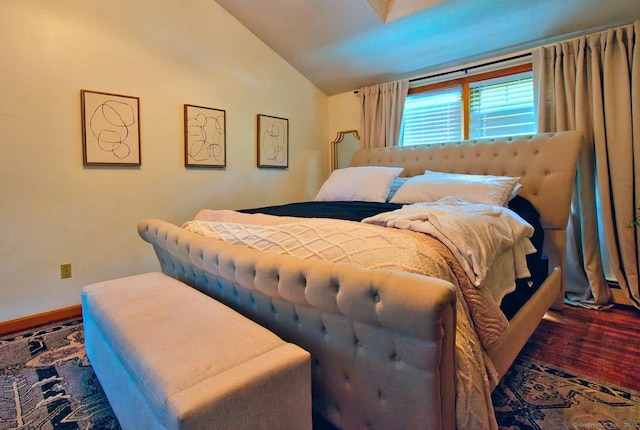 26 Lighthouse Hill Rd, Windsor, CT 06095 - bedroom with lofted ceiling and wood finished floors