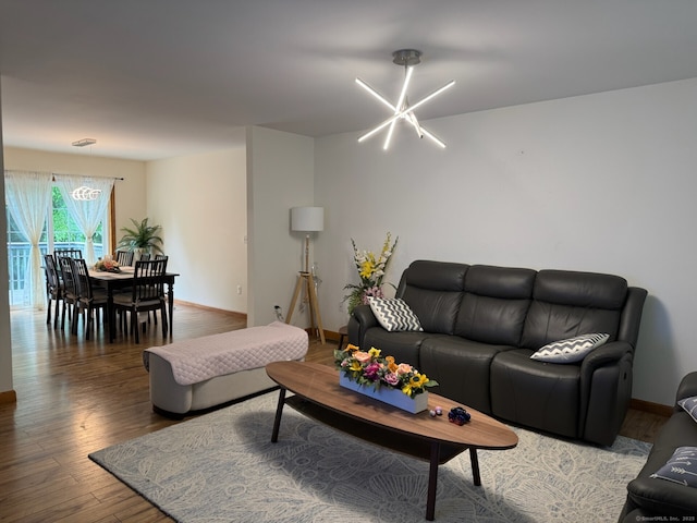 218 Fish Rock Rd, Southbury, CT 06488 - living room with wood finished floors and baseboards