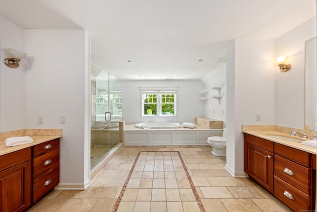 31 Pleasant St, Darien, CT 06820 - full bath with vanity, a bath, baseboards, and a shower stall