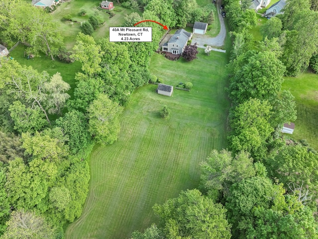 40A Mount Pleasant Rd, Newtown, CT 06470 - aerial view of property and surrounding area