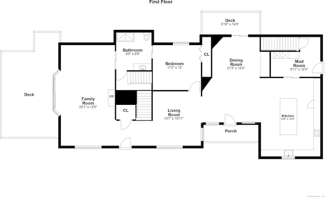 40A Mount Pleasant Rd, Newtown, CT 06470 - property floor plan