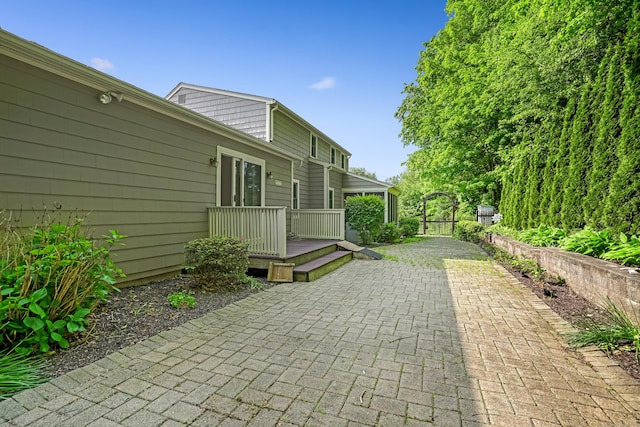 40A Mount Pleasant Rd, Newtown, CT 06470 - view of patio / terrace featuring a wooden deck