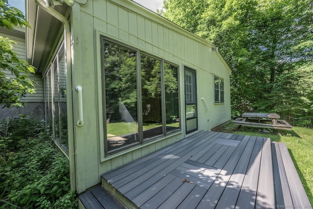 58 Wildwood Ln, Durham, CT 06422 - view of wooden deck