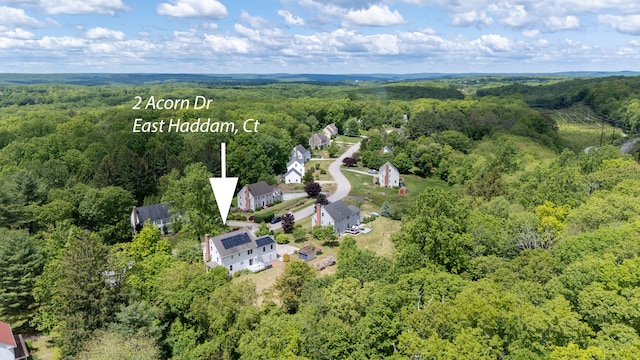 2 Acorn Dr, East Haddam, CT 06423 - bird's eye view of a heavily wooded area
