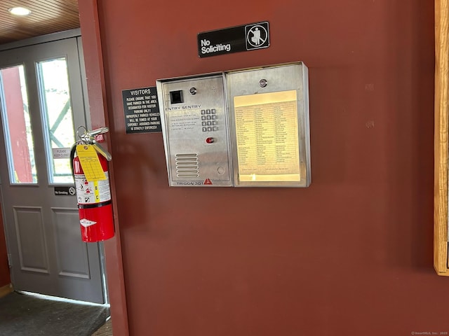 68 Thermos Ave Unit 410E, Norwich, CT 06360 - detailed view of a fire extinguisher