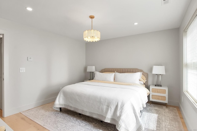 1 Howard Ave Unit C2, Norwalk, CT 06855 - bedroom featuring wood finished floors, baseboards, and recessed lighting