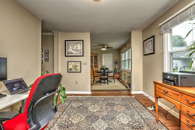 20 Canterbury Rd Unit 20, Hamden, CT 06514 - office space featuring wood finished floors and ceiling fan