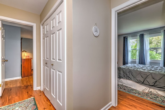 20 Canterbury Rd Unit 20, Hamden, CT 06514 - corridor featuring light wood-style floors and baseboards
