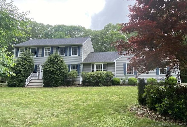 755 W Pond Meadow Rd, Westbrook, CT 06498 - colonial house featuring a front yard