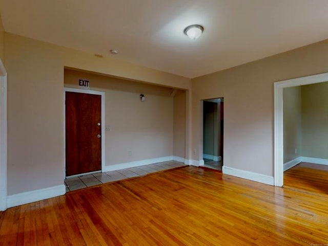 24 Townley St, Hartford, CT 06105 - unfurnished room featuring light wood finished floors and baseboards
