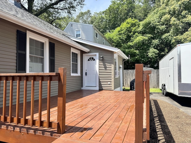 355 Farmington Ave, Bristol, CT 06010 - view of wooden terrace