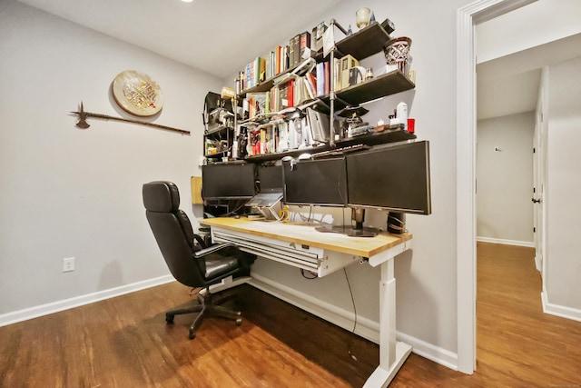 177 S Ave Unit 6, New Canaan, CT 06840 - office with wood finished floors and baseboards