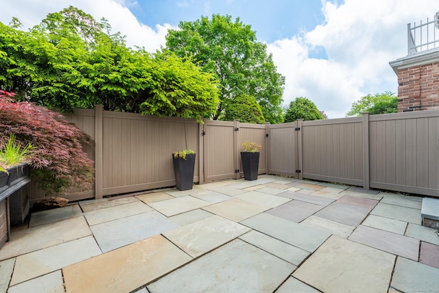 177 S Ave Unit 6, New Canaan, CT 06840 - view of patio / terrace with a gate