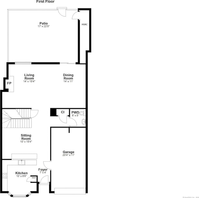 177 S Ave Unit 6, New Canaan, CT 06840 - room layout