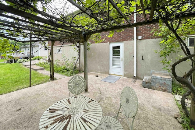92 Milardo Ln, Middletown, CT 06457 - view of patio with a pergola