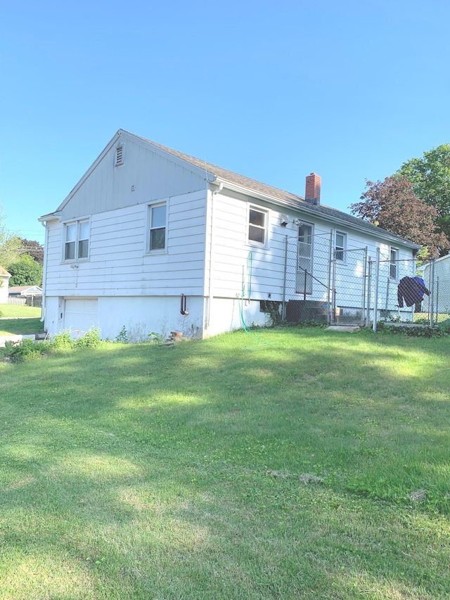 9 Hillcrest Ave, Ledyard, CT 06339 - back of house with a chimney