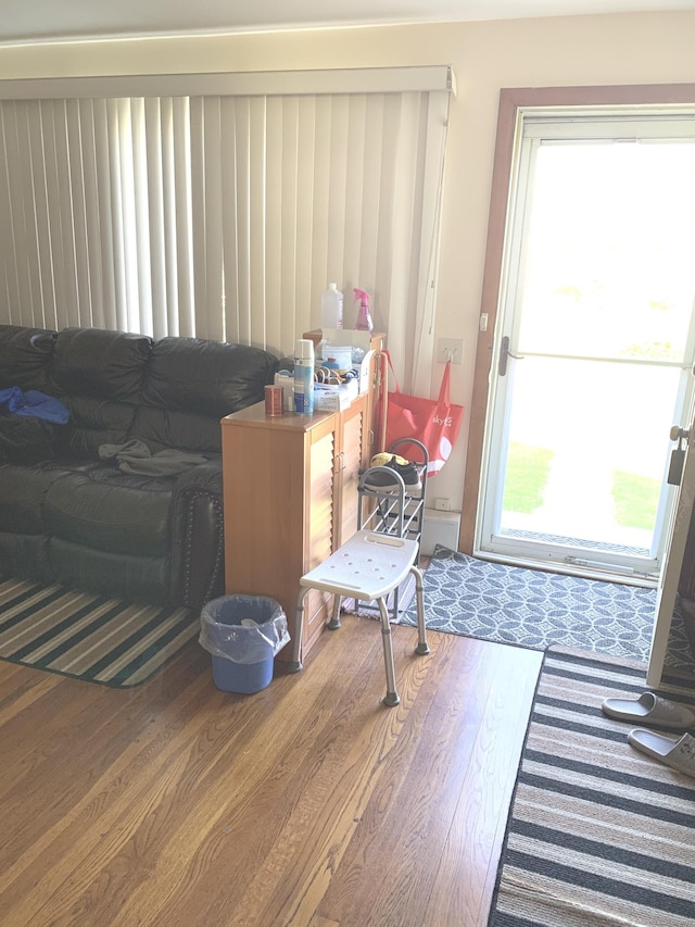 9 Hillcrest Ave, Ledyard, CT 06339 - living room featuring wood finished floors