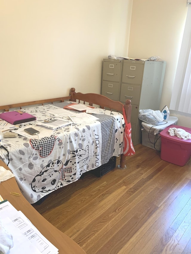 9 Hillcrest Ave, Ledyard, CT 06339 - bedroom with hardwood / wood-style flooring
