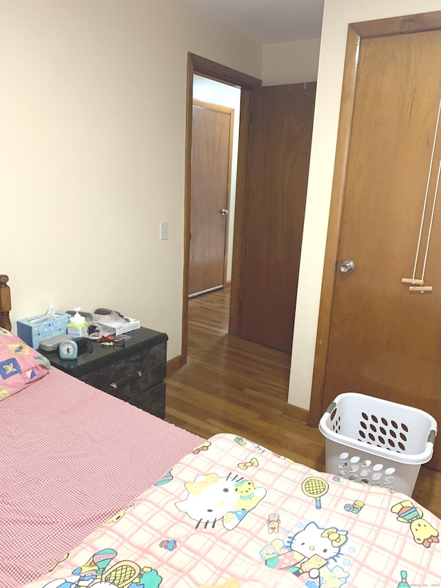 9 Hillcrest Ave, Ledyard, CT 06339 - bedroom with wood finished floors and baseboards