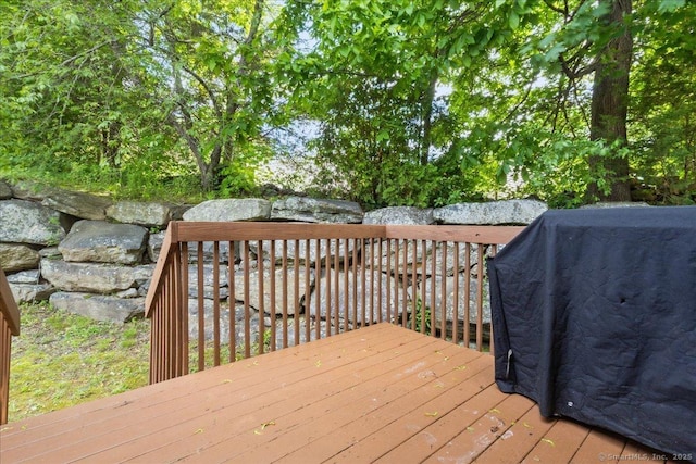 25 Briar Ln Unit 25, Norwich, CT 06360 - wooden terrace with a grill