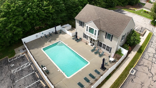 25 Briar Ln Unit 25, Norwich, CT 06360 - community pool featuring a fenced backyard and a patio area