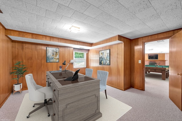 24 Sky Ridge Dr, Somers, CT 06071 - carpeted office space featuring billiards and wood walls