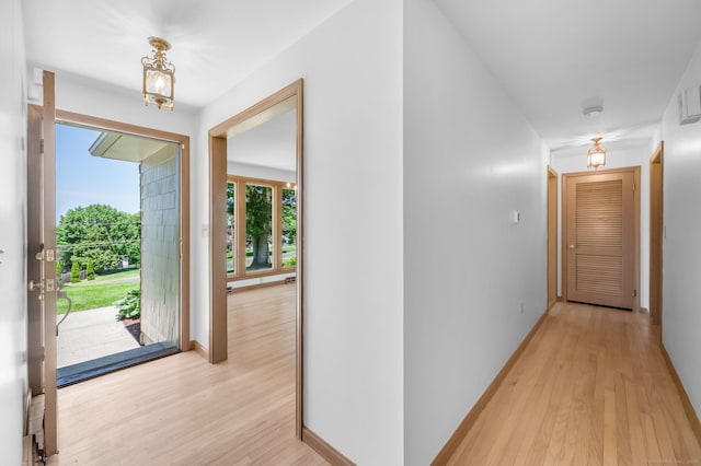 24 Sky Ridge Dr, Somers, CT 06071 - hall with light wood finished floors and baseboards