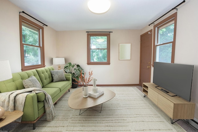 6 Cadwell St, West Hartford, CT 06107 - living room featuring baseboards