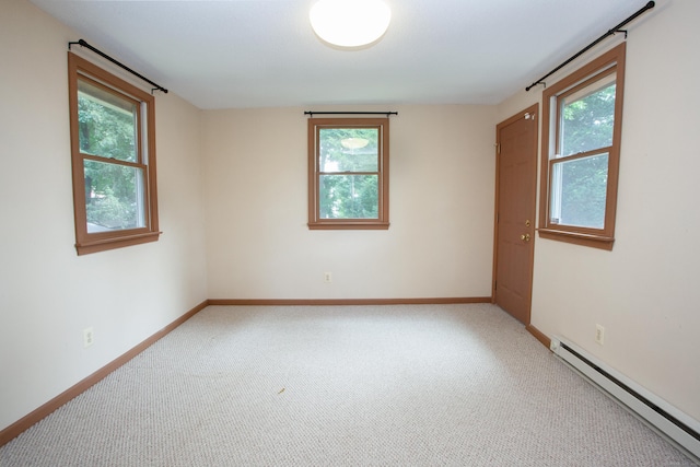 6 Cadwell St, West Hartford, CT 06107 - spare room featuring baseboard heating and carpet