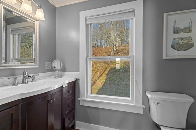 70 River Rd, East Haddam, CT 06423 - half bathroom with toilet and vanity