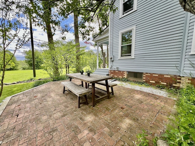 70 River Rd, East Haddam, CT 06423 - view of patio / terrace featuring outdoor dining area