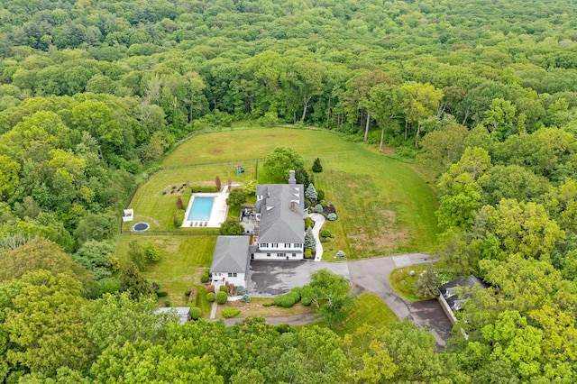184 Fern Ave, Litchfield, CT 06759 - aerial view of a heavily wooded area