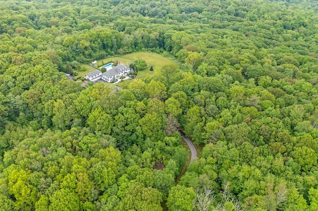 184 Fern Ave, Litchfield, CT 06759 - aerial view of a heavily wooded area