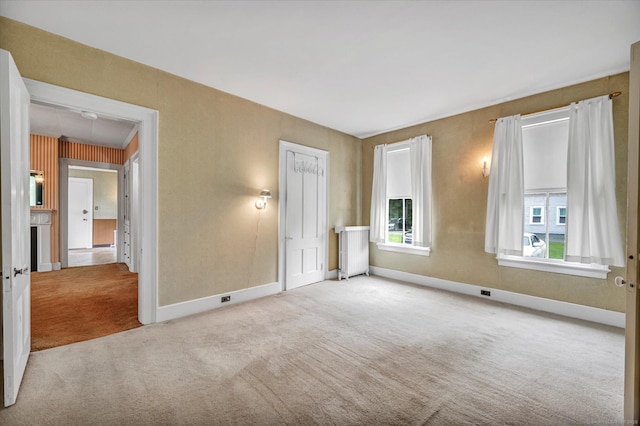 44 Maple Ave, Canton, CT 06019 - unfurnished bedroom featuring carpet floors, baseboards, and radiator