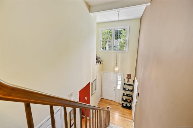 156 Governor Trumbull Way Unit 156, Trumbull, CT 06611 - stairs featuring wood finished floors