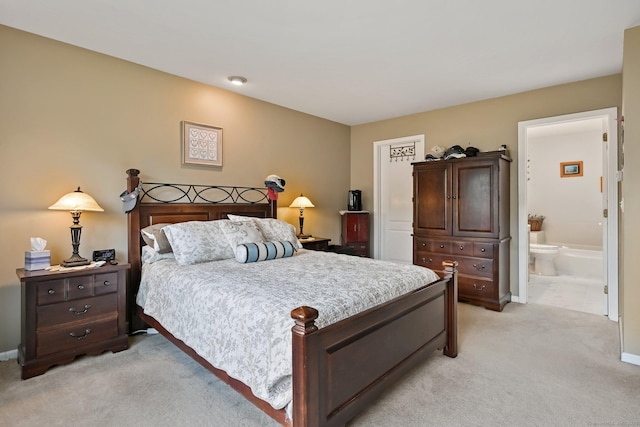 156 Governor Trumbull Way Unit 156, Trumbull, CT 06611 - bedroom featuring light carpet and connected bathroom