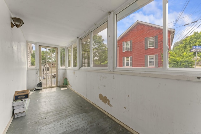 231 Broad St, Norwich, CT 06360 - view of unfurnished sunroom