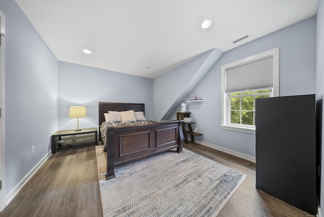 108 Hamburg Rd, Lyme, CT 06371 - bedroom with wood finished floors, baseboards, and recessed lighting