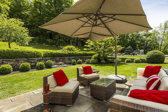 354 Rte 7 N, Canaan, CT 06031 - view of patio / terrace with an outdoor hangout area