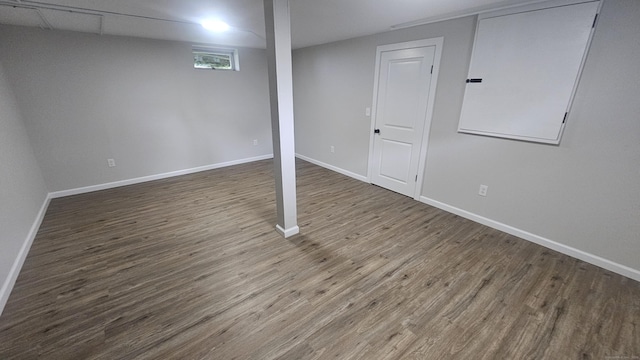 3 Norwood Ave, New London, CT 06320 - below grade area featuring baseboards and wood finished floors