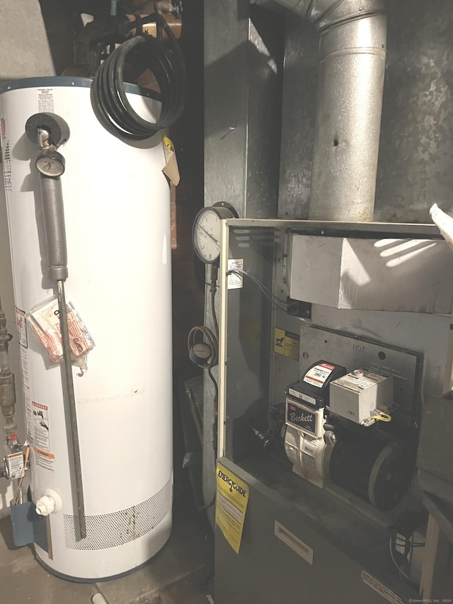 47 Devaux Rd, Torrington, CT 06790 - utilities with water heater and heating unit