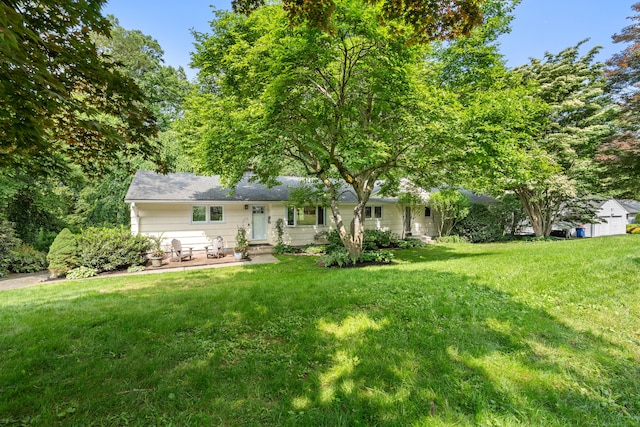 75 Skyview Dr, Trumbull, CT 06611 - view of front of home featuring a front yard