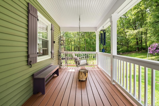 33 Crestview Dr, Brookfield, CT 06804 - view of wooden porch