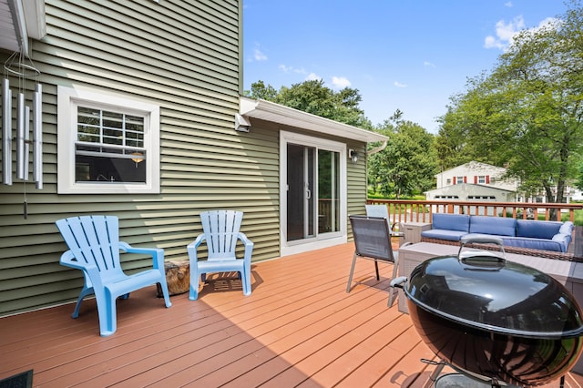 33 Crestview Dr, Brookfield, CT 06804 - wooden deck featuring an outdoor hangout area