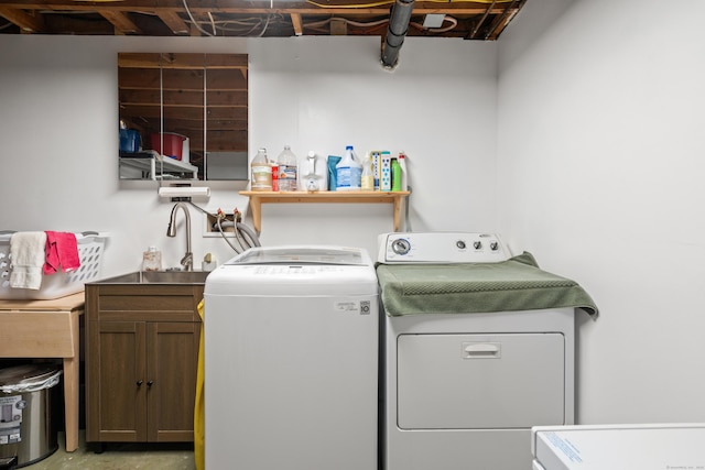 33 Crestview Dr, Brookfield, CT 06804 - washroom featuring separate washer and dryer and cabinet space
