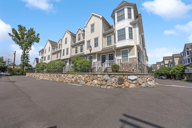 85 Camp Ave Apt 18D, Stamford, CT 06907 - townhome / multi-family property with a residential view and stone siding